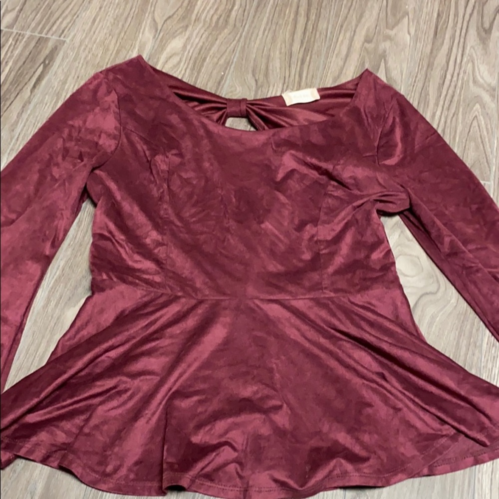 Velour top